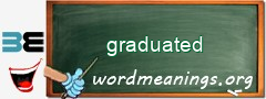 WordMeaning blackboard for graduated